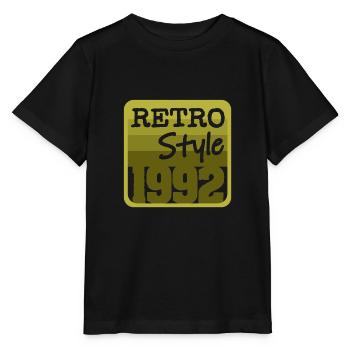 Retro style 1992 - Stanley/Stella MINI CREATOR Kids’ T-Shirt - black - Front - Mikhail (115cm)