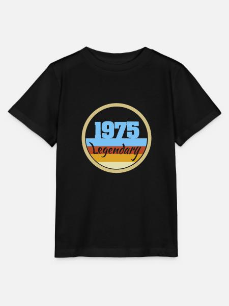 Legendary 1975 - Stanley/Stella Kinder T-Shirt MINI CREATOR - Schwarz