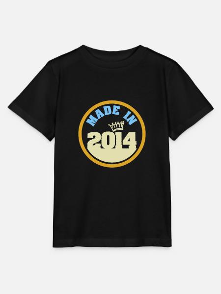 Made in 2014 - Stanley/Stella Kinder T-Shirt MINI CREATOR  - Schwarz