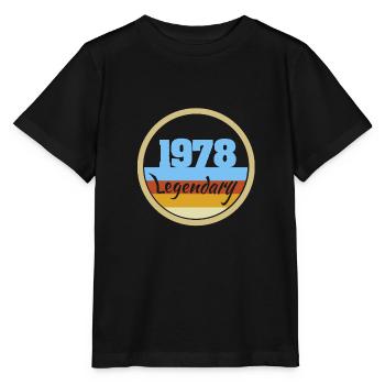 Légendaire 1978 - T-shirt bio MINI CREATOR Stanley/Stella Enfant - noir - Devant - Mikhail (115cm)