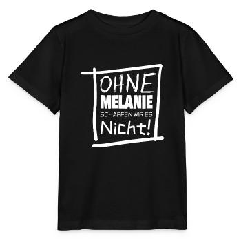 Geschenk für melanie - Stanley/Stella Kinder T-Shirt MINI CREATOR  - Schwarz - Vorne - Mikhail (115cm)