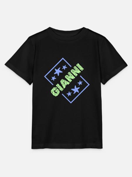 Jungenname Gianni - Stanley/Stella Kinder T-Shirt MINI CREATOR - Schwarz