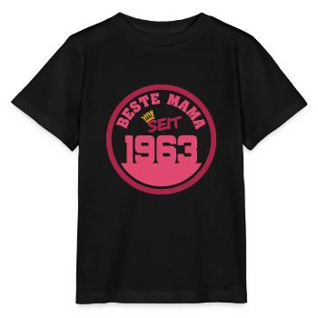 Mutti 1963 - Stanley/Stella Kinder T-Shirt MINI CREATOR  - Schwarz - Vorne - Mikhail (115cm)