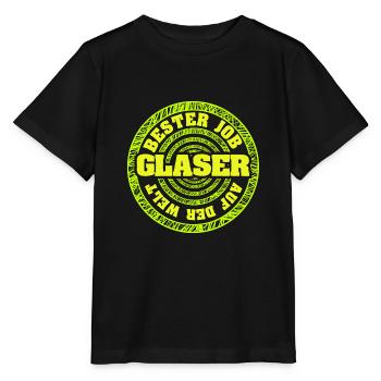 Glaser als Job - Stanley/Stella Kinder T-Shirt MINI CREATOR  - Schwarz - Vorne - Mikhail (115cm)