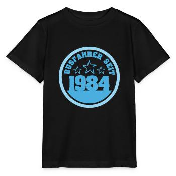 Busfahrer 1984 - Stanley/Stella Kinder T-Shirt MINI CREATOR  - Schwarz - Vorne - Mikhail (115cm)