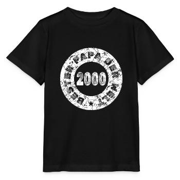 Charrette à bras 2000 - T-shirt bio MINI CREATOR Stanley/Stella Enfant - noir - Devant - Mikhail (115cm)