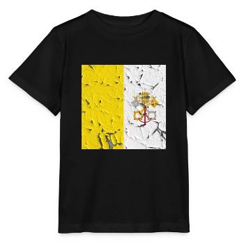 Cité du Vatican Cité du Vatican - T-shirt bio MINI CREATOR Stanley/Stella Enfant - noir - Devant - Mikhail (115cm)
