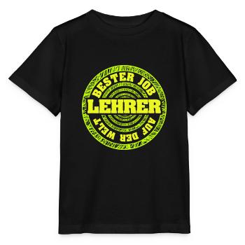 Lehrer als Job - Stanley/Stella Kinder T-Shirt MINI CREATOR  - Schwarz - Vorne - Mikhail (115cm)