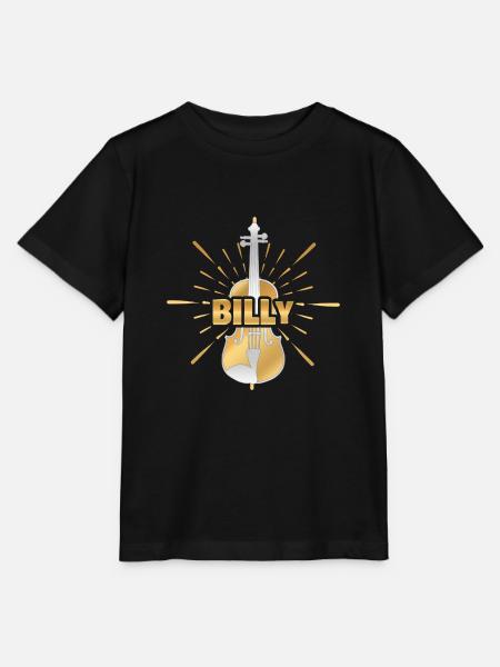 Billy als Violinist - Stanley/Stella Kinder T-Shirt MINI CREATOR  - Schwarz