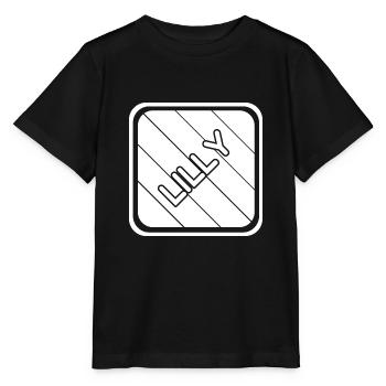 Prénom Lilly - T-shirt bio MINI CREATOR Stanley/Stella Enfant - noir - Devant - Mikhail (115cm)
