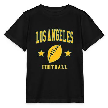 Football à Los Angeles - T-shirt bio MINI CREATOR Stanley/Stella Enfant - noir - Devant - Mikhail (115cm)