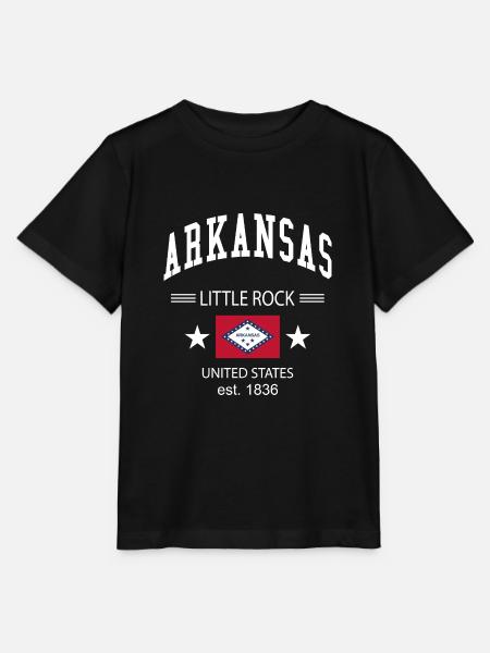 Arkansas - Stanley/Stella Kinder T-Shirt MINI CREATOR  - Schwarz