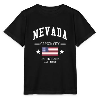 Nevada - T-shirt bio MINI CREATOR Stanley/Stella Enfant - noir - Devant - Mikhail (115cm)