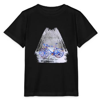 fahrrad winter e 112 - Stanley/Stella Kinder T-Shirt MINI CREATOR  - Schwarz - Vorne - Mikhail (115cm)