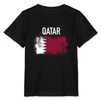 Katar - Stanley/Stella Kinder T-Shirt MINI CREATOR  - Schwarz - Vorne - Mikhail (115cm)