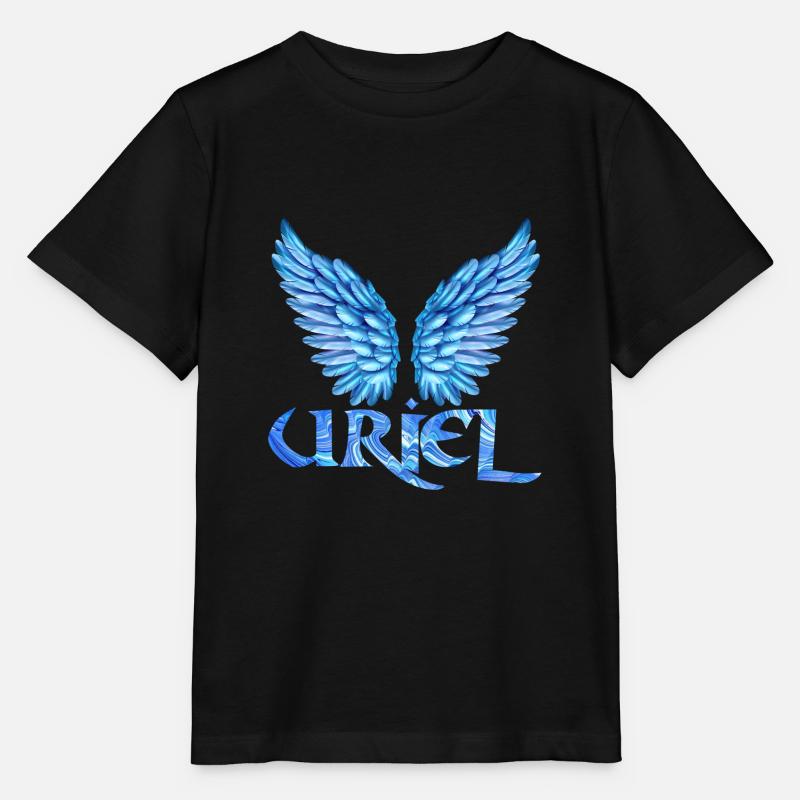 archangel uriel e 80 - Stanley/Stella MINI CREATOR Kids’ T-Shirt - black