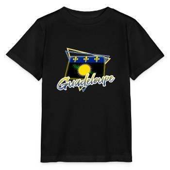 Guadeloupe - Stanley/Stella Kinder T-Shirt MINI CREATOR  - Schwarz - Vorne - Mikhail (115cm)
