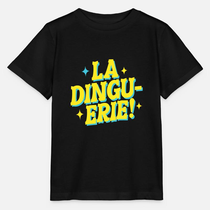La dinguerie - T-shirt bio MINI CREATOR Stanley/Stella Enfant - noir