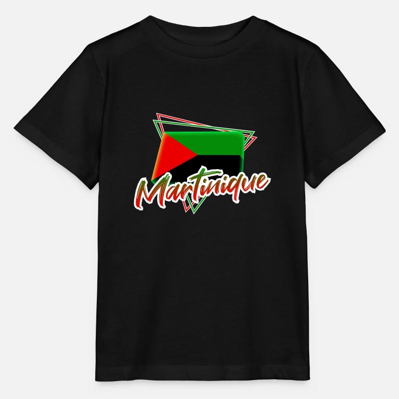 Martinique - T-shirt bio MINI CREATOR Stanley/Stella Enfant - noir