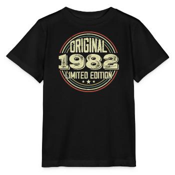 1982 Birthday Parties, ein legendärer Jahrgang - Stanley/Stella Kinder T-Shirt MINI CREATOR  - Schwarz - Vorne - Mikhail (115cm)