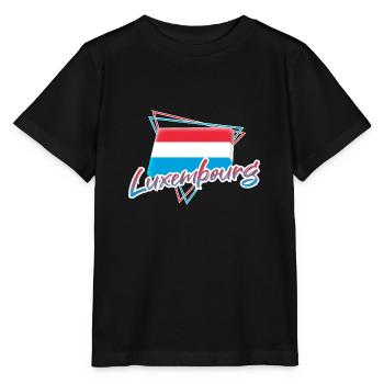 Luxemburg - Stanley/Stella Kinder T-Shirt MINI CREATOR  - Schwarz - Vorne - Mikhail (115cm)