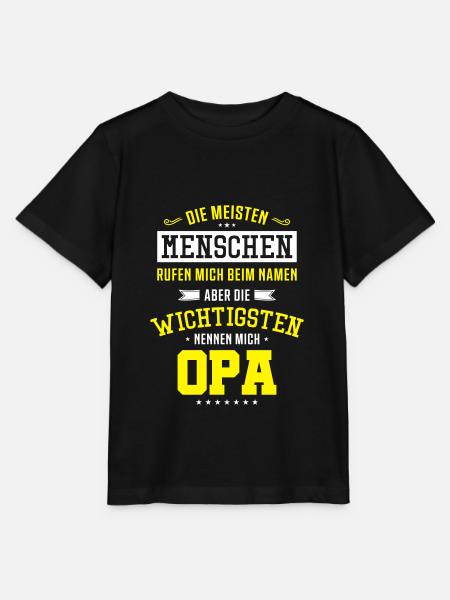 Opa Spruch - Stanley/Stella Kinder T-Shirt MINI CREATOR - Schwarz
