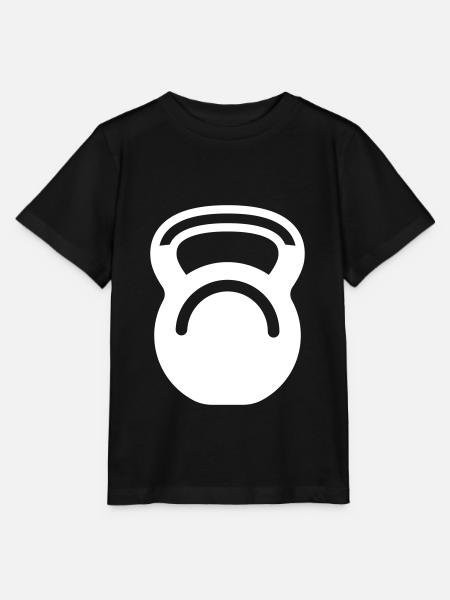 Hantel gewichte icon - Stanley/Stella Kinder T-Shirt MINI CREATOR - Schwarz