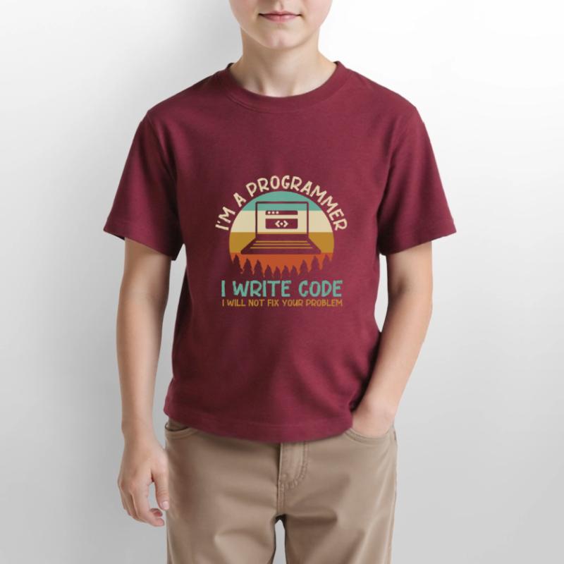 Programmeur Code Codage T-shirt bio MINI CREATOR Stanley/Stella Enfant