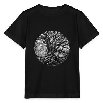 Tree of Life - Stanley/Stella MINI CREATOR Kids’ T-Shirt - black - Front - Mikhail (115cm)