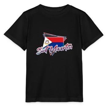 Sint Maarten - Stanley/Stella Kinder T-Shirt MINI CREATOR  - Schwarz - Vorne - Mikhail (115cm)
