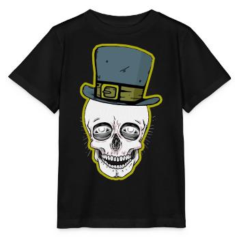 Skull Skull Dark Halloween Horror Fantasy - Stanley/Stella MINI CREATOR Kids’ T-Shirt - black - Front - Mikhail (115cm)