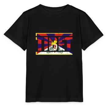 Tibet - T-shirt bio MINI CREATOR Stanley/Stella Enfant - noir - Devant - Mikhail (115cm)