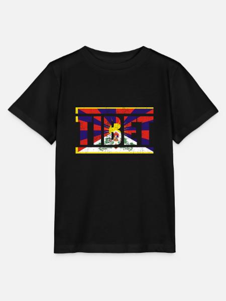 Tibet - Stanley/Stella Kinder T-Shirt MINI CREATOR - Schwarz