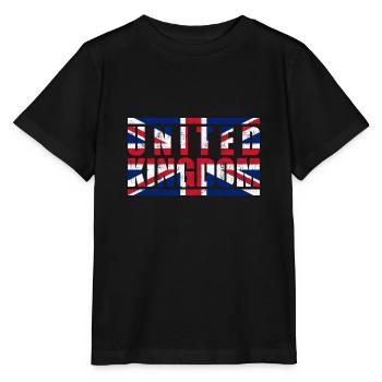 Great Britain - Stanley/Stella MINI CREATOR Kids’ T-Shirt - black - Front - Mikhail (115cm)