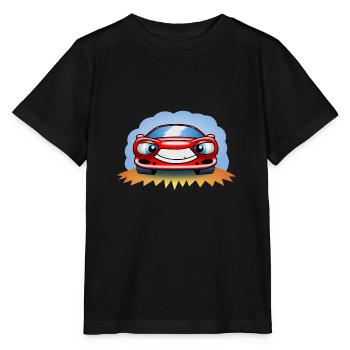 Racing car - T-shirt bio MINI CREATOR Stanley/Stella Enfant - noir - Devant - Mikhail (115cm)