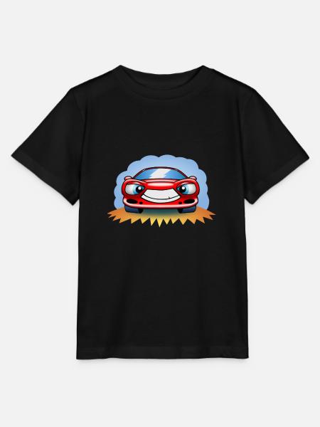 Racing car - Stanley/Stella MINI CREATOR Kids’ T-Shirt - black