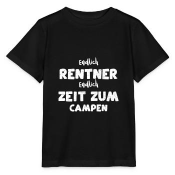 Endlich Rentner Endlich Zeit Zum... - Stanley/Stella Kinder T-Shirt MINI CREATOR  - Schwarz - Vorne - Mikhail (115cm)