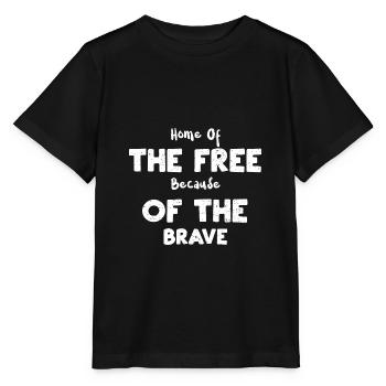 Maison de la gratuité à cause de la... - T-shirt bio MINI CREATOR Stanley/Stella Enfant - noir - Devant - Mikhail (115cm)