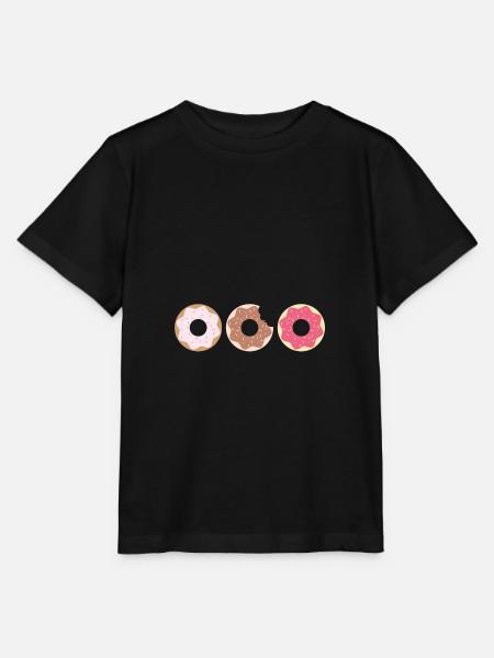 Tripple Donuts Donut Donut - Stanley/Stella Kinder T-Shirt MINI CREATOR - Schwarz