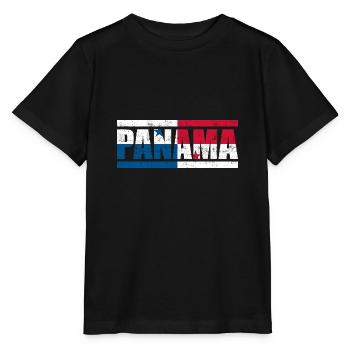 Panama - Stanley/Stella Kinder T-Shirt MINI CREATOR  - Schwarz - Vorne - Mikhail (115cm)