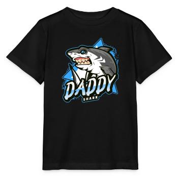 Papa Shark - Stanley/Stella MINI CREATOR Kids’ T-Shirt - black - Front - Mikhail (115cm)