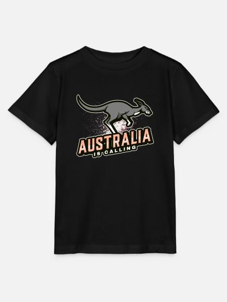 Australia is calling - Stanley/Stella Kinder T-Shirt MINI CREATOR - Schwarz