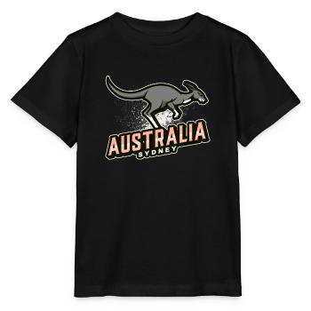 Australia sydney - Stanley/Stella MINI CREATOR Kids’ T-Shirt - black - Front - Mikhail (115cm)