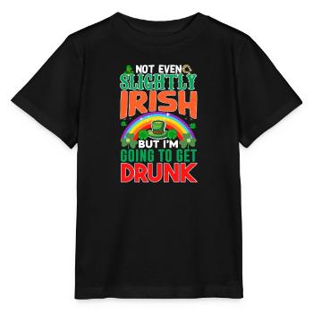 St Paddy’s St Patricksday St Patrick Day - T-shirt bio MINI CREATOR Stanley/Stella Enfant - noir - Devant - Mikhail (115cm)