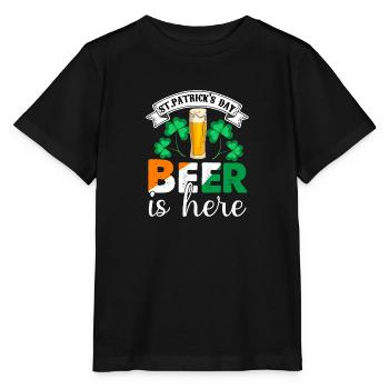 St Paddys St Patricksday St Patrick Day - Stanley/Stella MINI CREATOR Kids’ T-Shirt - black - Front - Mikhail (115cm)