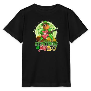 St Paddys St Patricksday St Patrick Day - Stanley/Stella MINI CREATOR Kids’ T-Shirt - black - Front - Mikhail (115cm)