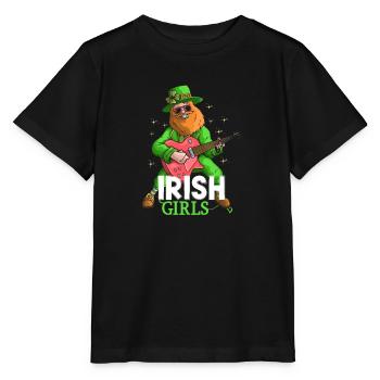St Paddy’s St Patricksday St Patrick Day - T-shirt bio MINI CREATOR Stanley/Stella Enfant - noir - Devant - Mikhail (115cm)