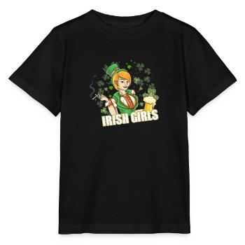 St Paddy’s St Patricksday St Patrick Day - T-shirt bio MINI CREATOR Stanley/Stella Enfant - noir - Devant - Mikhail (115cm)