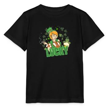St Paddy’s St Patricksday St Patrick Day - T-shirt bio MINI CREATOR Stanley/Stella Enfant - noir - Devant - Mikhail (115cm)