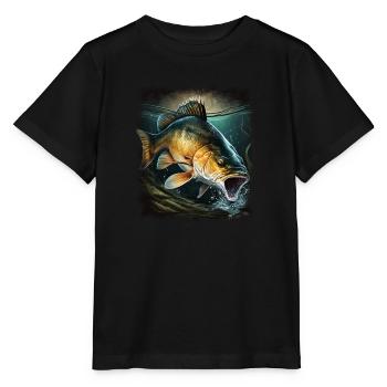 Carp - Stanley/Stella MINI CREATOR Kids’ T-Shirt - black - Front - Mikhail (115cm)